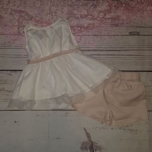 Camilla 9-12m overlay flowy lace  matching set